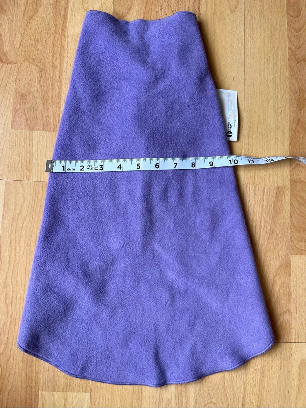 Lavender Stretch Fleece Pet Coat, Medium